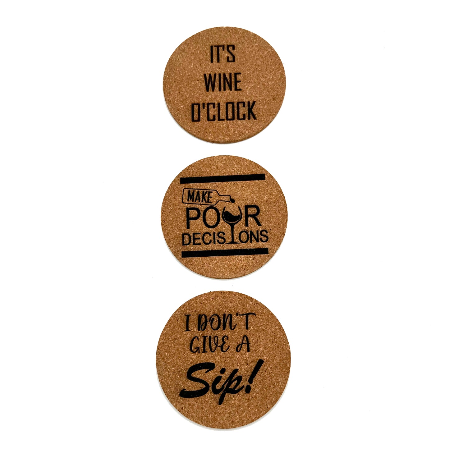 wine cork coasters